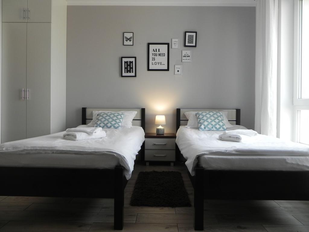 Bedroom Apartments Krzywoustego 14 Szczecin Exteriör bild